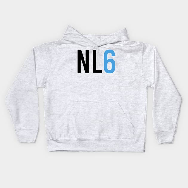 Nicholas Latifi 6 - Driver Initials and Number Kids Hoodie by GreazyL